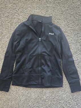 FILA Women's Black Full-Zip Performance Jacket